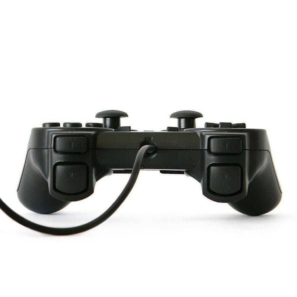 2PCS For PlayStation 2 PS2 Black Wired Game Controller Gamepad Joypad photo 7