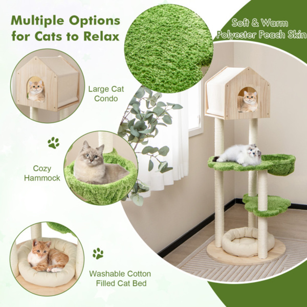 5 Story Cat Tree, Cat Villa photo 2