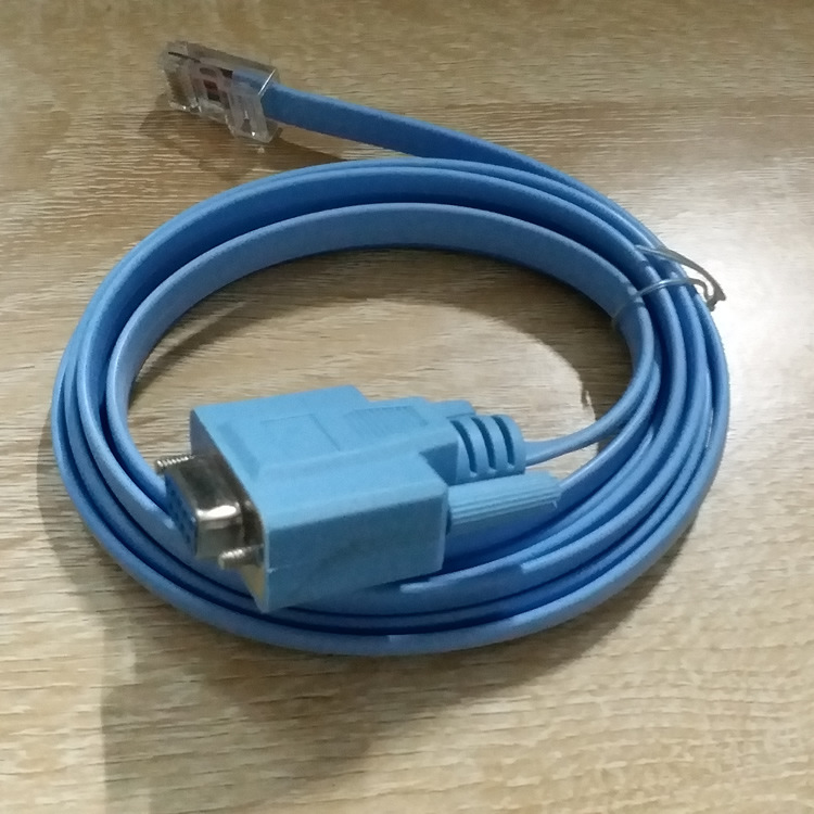 Network Cable Crystal Head To COM Nine-pin Router Configuration Line photo 5