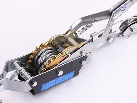 4 Ton Dual Gear Power Puller Heavy Duty 2 Hook Cable Puller Hand Winch photo 3