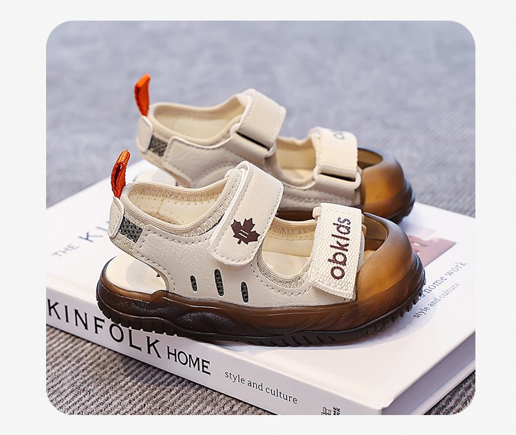 Children's Beach Shoes Summer New Style Medium And Large Children's And Boys' Sandals Velcro Children's Shoes photo 3