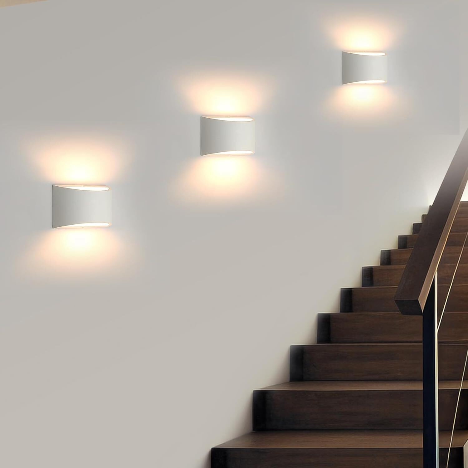 2PCS Indoor LED Wall Light Warm White Modern Wall Lamp Hallway Bedroom photo 6