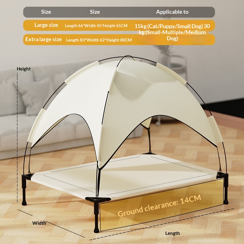 Cat Bed, Pet Camping Bed, Large Tent, All-season, Washable, Puppy Bed photo 1