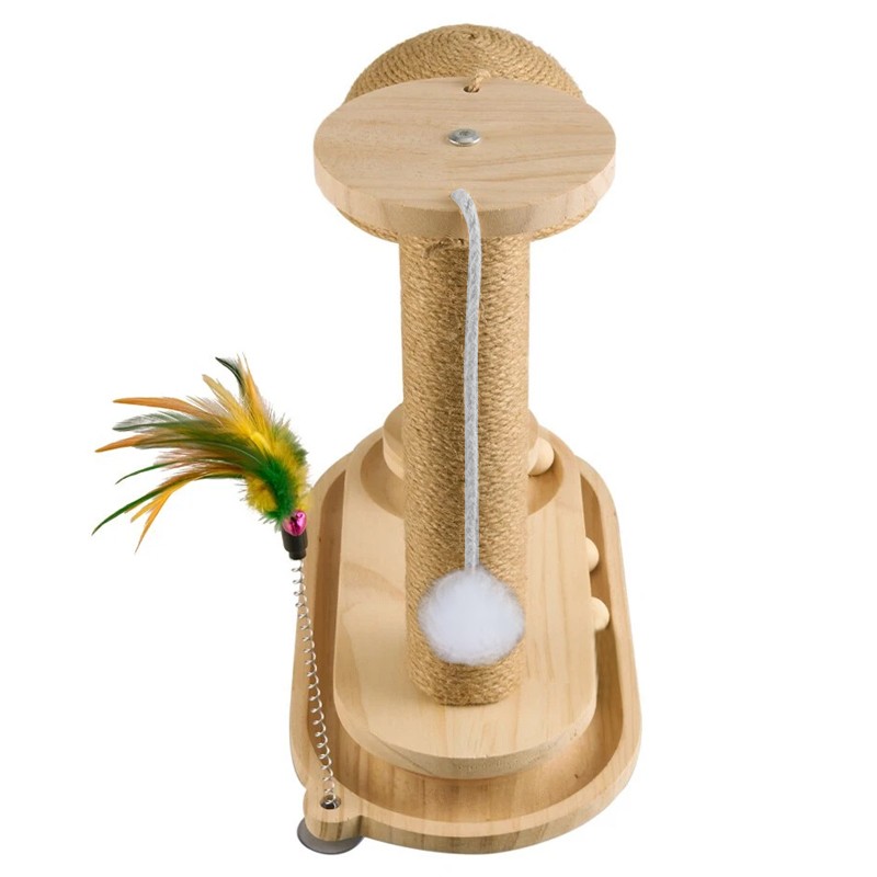 Large Cat Tree Scratching Post Pet Climbing Tower Post Kitten Activity Centre photo 4