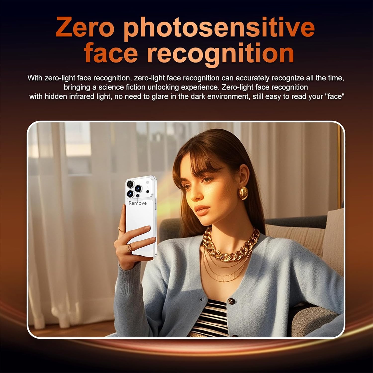 A17 Pro Max 5G Android 15 Smartphone, 6.8in FHD- Display, 8GB RAM - 256GB Storage, 72MP Front & 108MP Rear Camera, 8000mAh Battery, Global Version photo 6