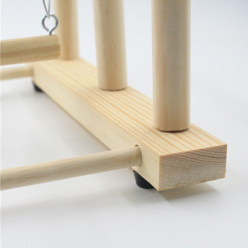 Parrot Playstand Bird Plays Stand Cockatiel Playground Wooden Perch Gym Play photo 5