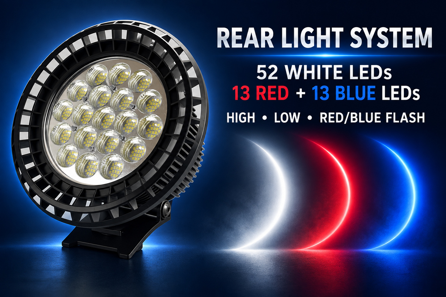Rechargeable Battery Display LED Work Light 9000mAh For Auto W871A 22000LM SMD 2835 Flood Red photo 4
