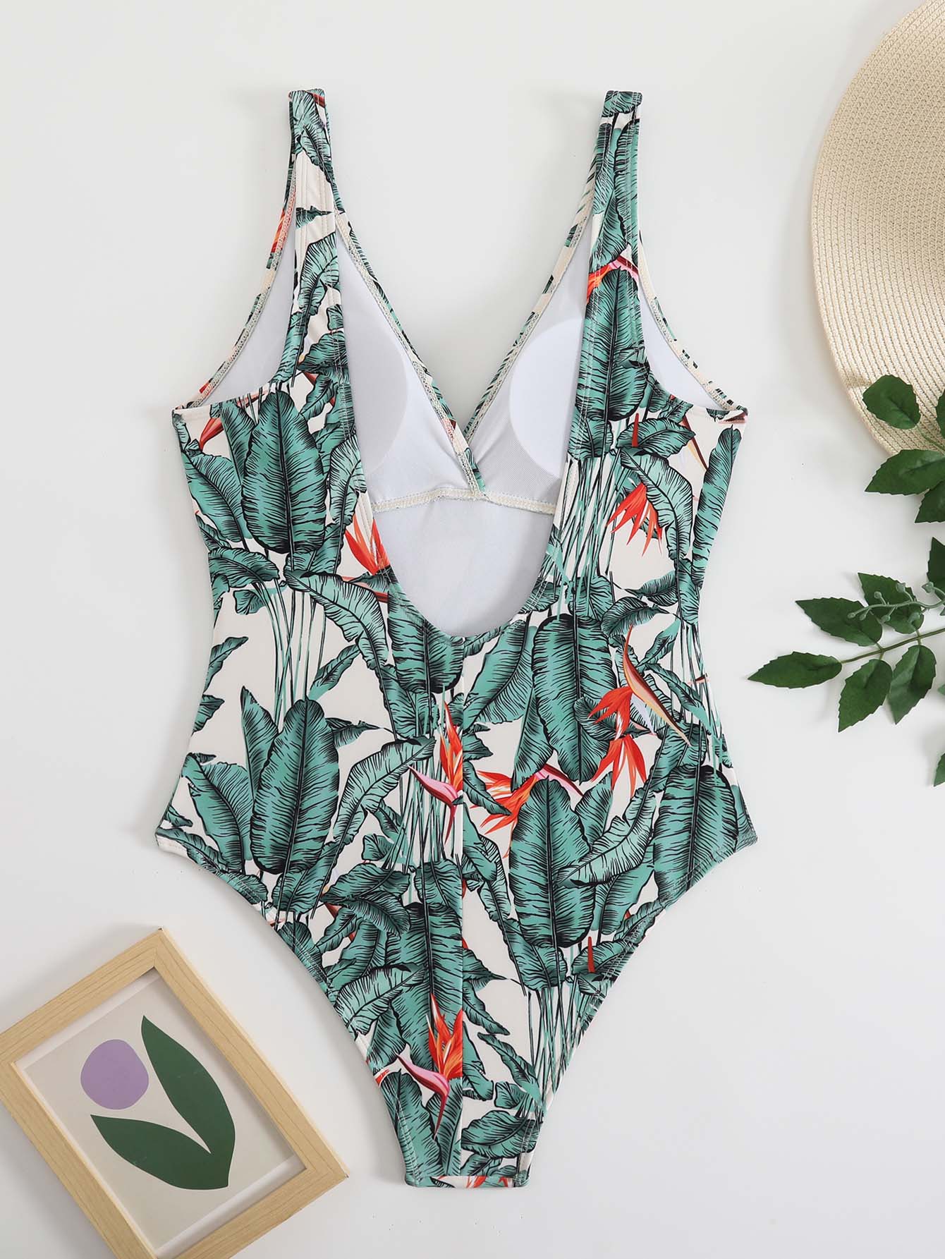 Ladies' Fashionable One-piece Printed Swimsuit photo 2
