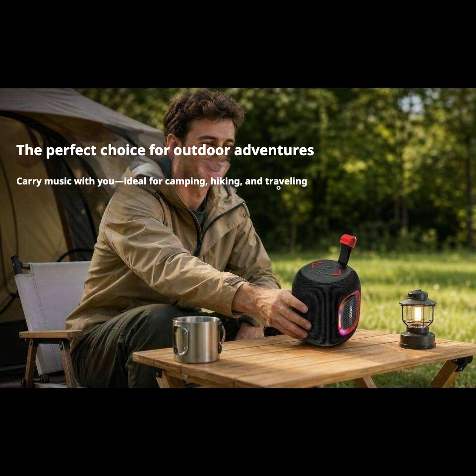 KP-877 Best-selling Wireless Bluetooth Speaker Portable Handle RGB Lighting Long Battery Life Ideal For Parties Outdoor Use Factory Stock Available photo 2