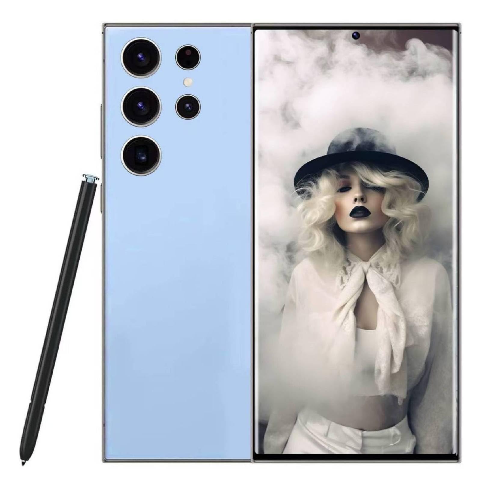 24 Ultra Cell Phone 8GB-256GB Unlocked Phone,5GSmartphone With Tool Pen, Android 14.0 Cell Phone Dual SIM Dual Standby photo 1
