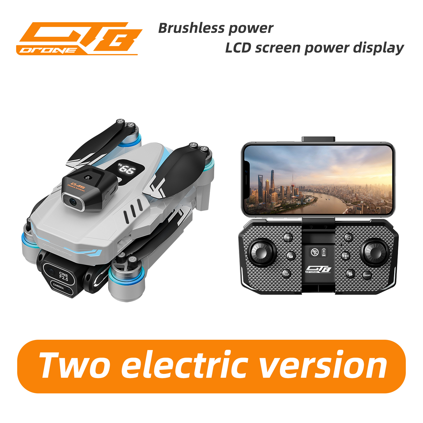 GT8 - White,black - Dual Battery - General Control photo 1