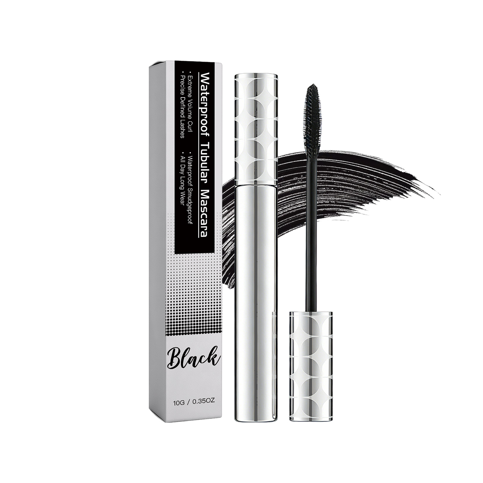 Fibre Long Curl Mascara  Black  10g 1box photo 1