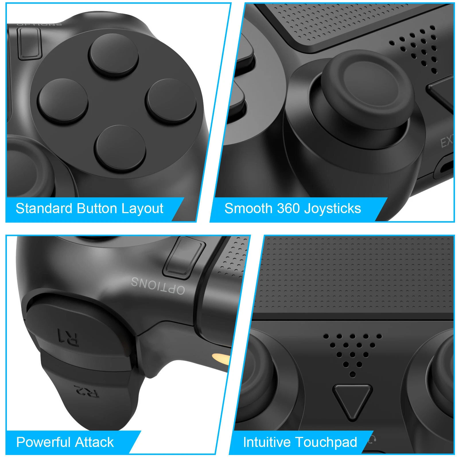 For PS4 Controller Playstation 4 Dual Shock Wireless Gamepad For PS4 Pro  Slim photo 6