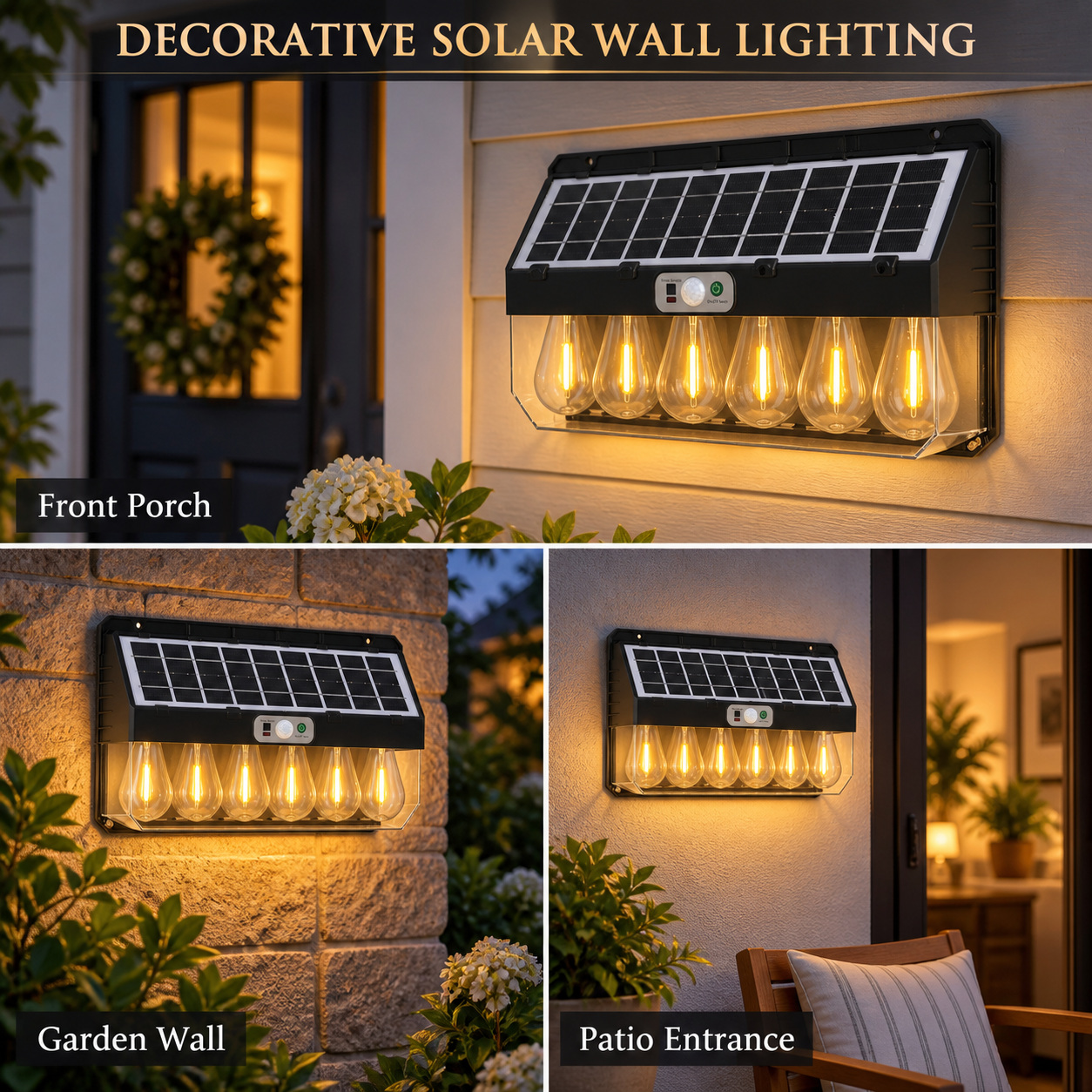 Solar Powered Rechargeable Motion Sensor LED Work Light 4800mAh For Auto W7116 6 Remote Control photo 6