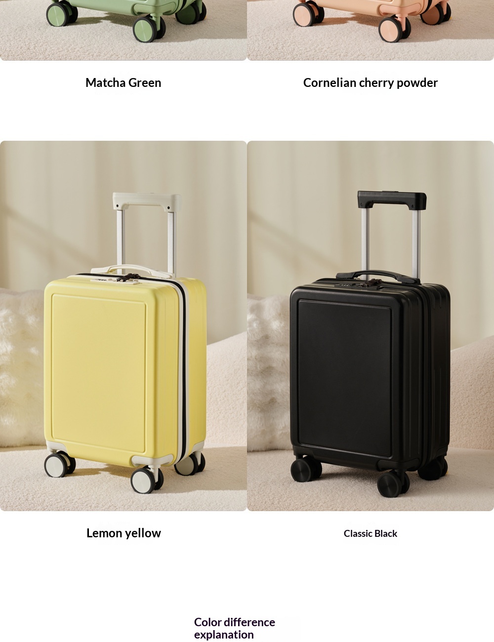 New Lightweight Suitcase For Boarding, Travel Luggage, Women's Quiet, Children's Small Password Suitcase, Men's 16 Inch photo 5