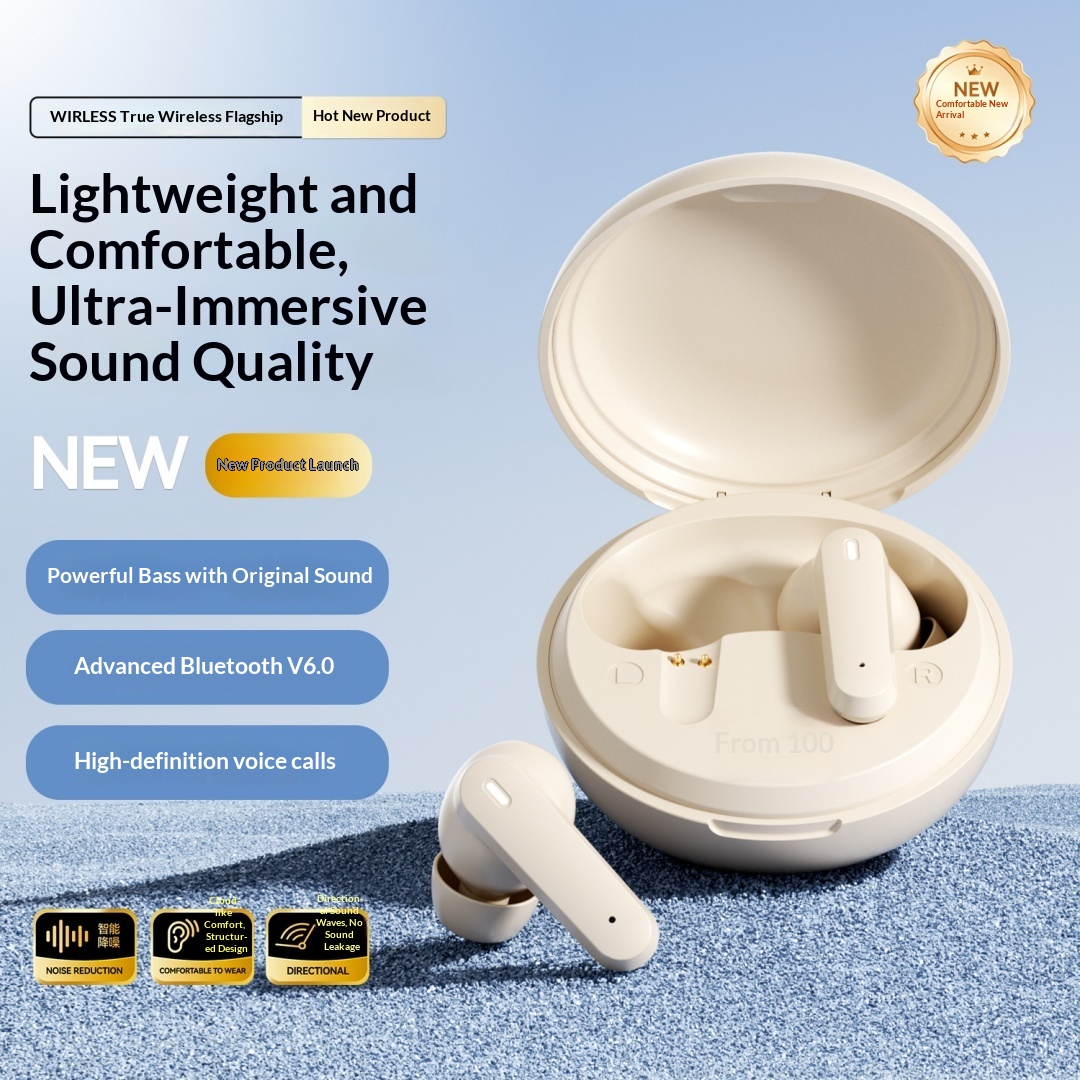 Cross Border Explosion M127 Long Range Hanging Earphone Private Model High Color Value Low Latency Wireless Bluetooth Headphones Wholesale photo 4