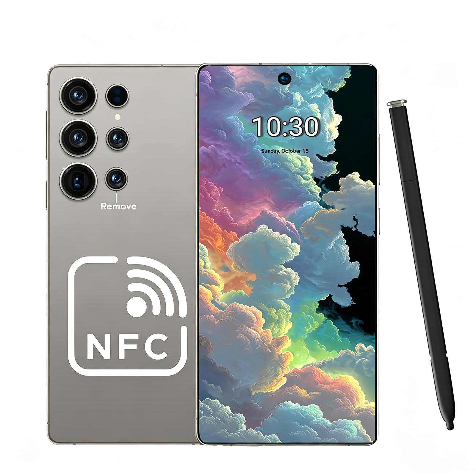 C25 Ultra Unlocked Phone With NFC, 12-512GBSmartphone,8000mAh,6.9in  HD Screen,Android 15 Cell Phone,5G -Built In Pen-Dual SIM-Fingerprint Unlock-Face ID photo 1