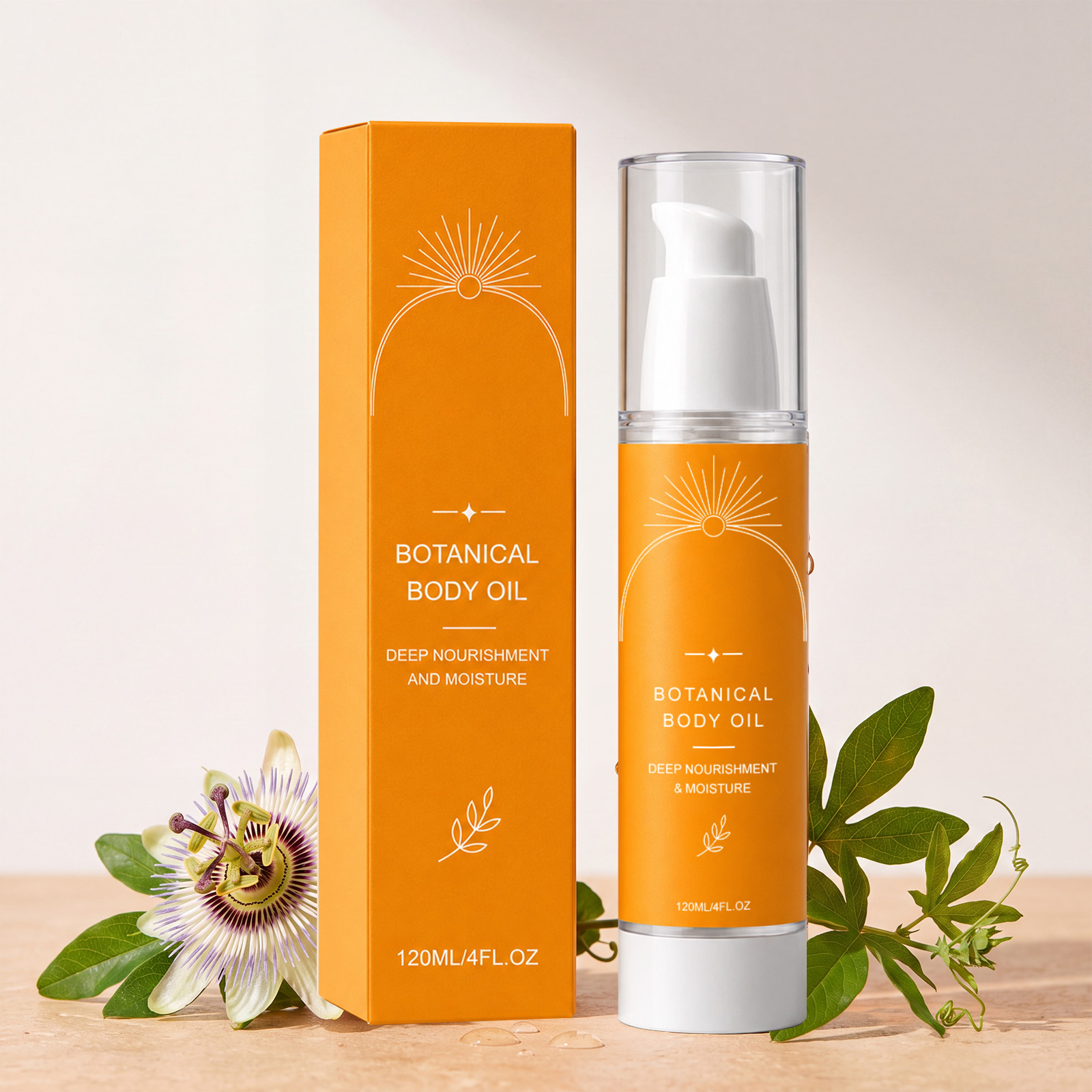 Moisturizing And Nourishing Body Essential Oils 120ml 1box photo 3
