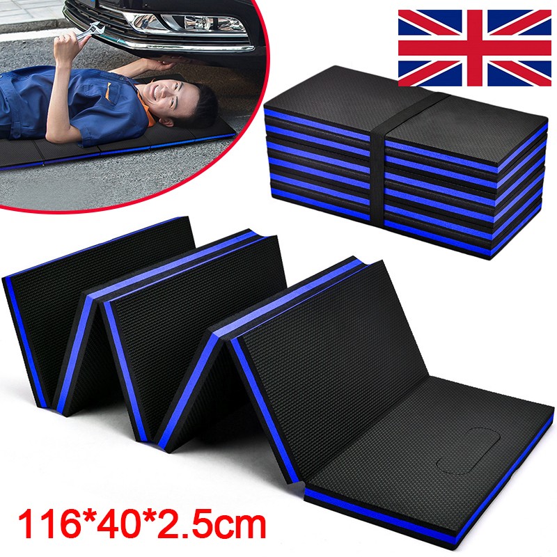3in1 Mechanics Mat Large Garage Kneeling Laying Foam Work Mat Folding 25mm Thick photo 1