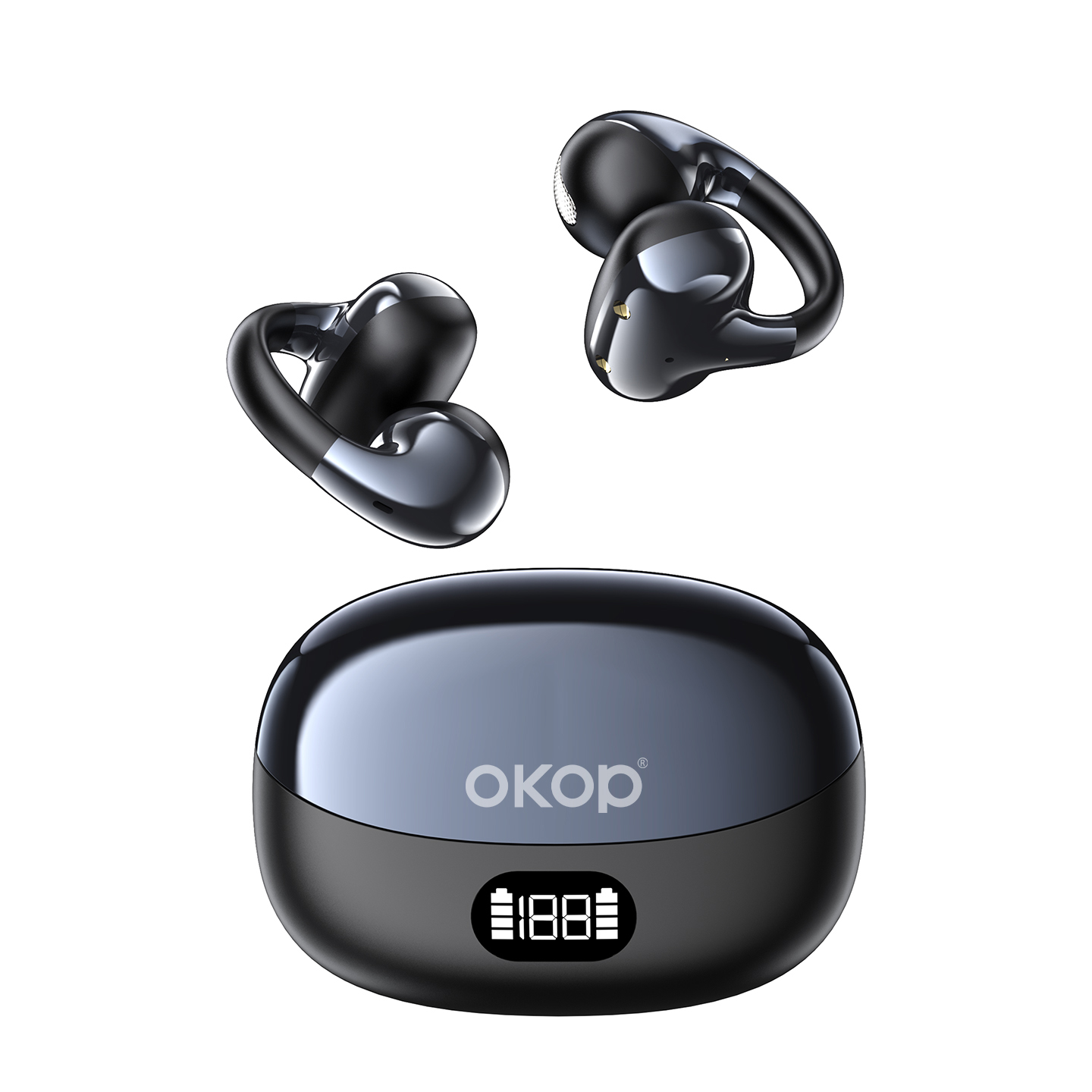 KP-225 Best-selling Wireless Bluetooth Ear-Clip Headphones Long Battery Life High-Quality Audio Low Latency For Music Gaming Factory Direct In Stock photo 7