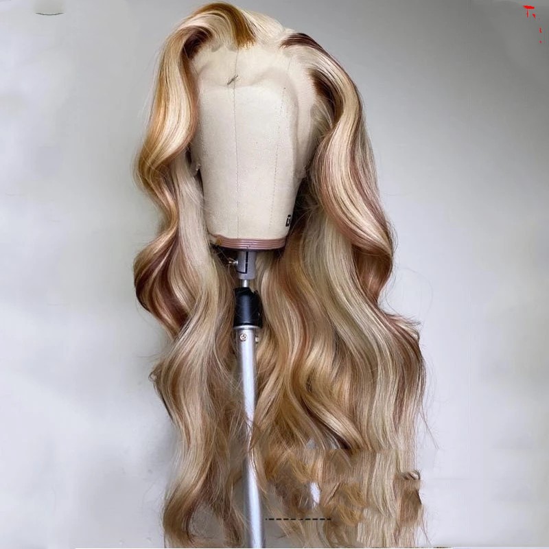 Brown Blonde Colored Human Hair WigNabea Uty photo 3
