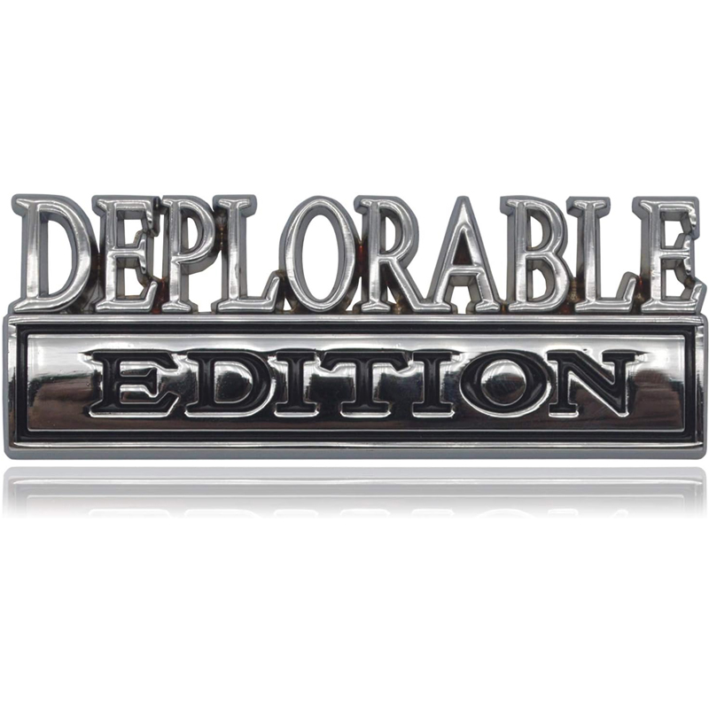 2pcs Deplorable Edition Emblems, Emblem 3D Badge Decal Car Truck SUV,Refrigerator Sticker,Window Display Stickers,Bicycles, Laptops, Fridges photo 2