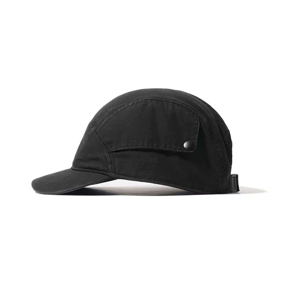 Korean Version Retro Functional Short-brimmed Baseball Cap, Stylish And Fashionable Outdoor Sports Baseball Cap, Distressed Washed Button Casual Hat photo 1