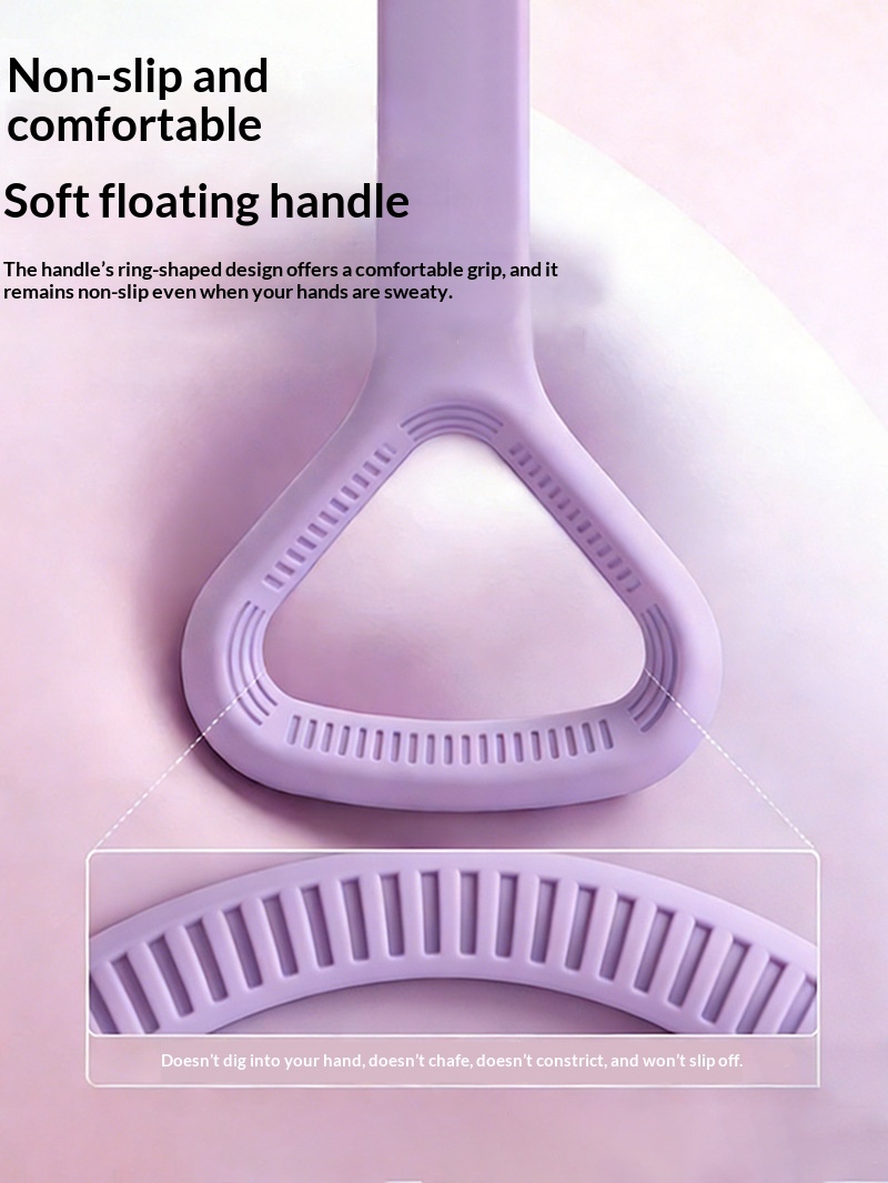 Cross-Border Hot-Selling Figure-Eight Resistance Band Yoga Fitness Resistance Rope For Shoulder Opening, Beautiful Back, And Full-Body Shaping, Soft Silicone Resistance Trainer photo 5