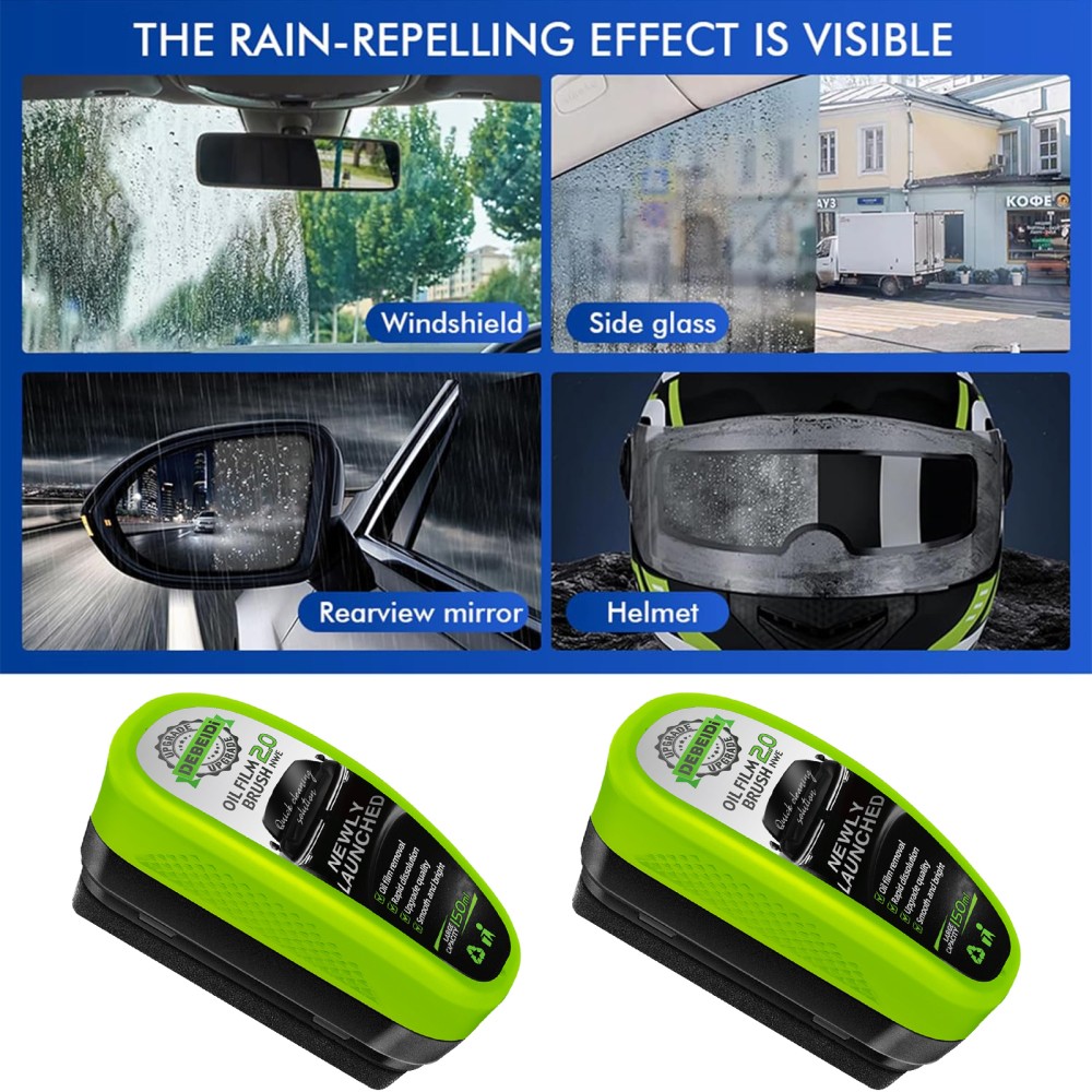 Car Window Windscreen Glass Oil Film Automotive Cleaning Brush Remover Cleaner photo 4