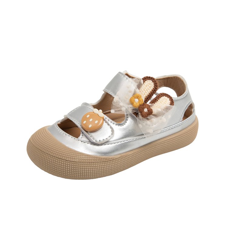 Girl Baby Cute Pendant Sandals Summer New Children's Princess Shoes Baotou Little Girl Soft Soled Shoes photo 5