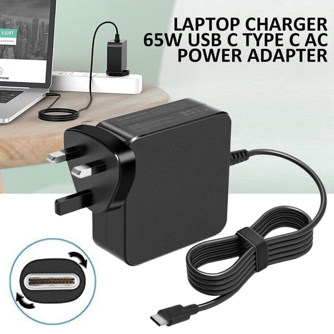65W USB C Type-C Adapter Charger For DELL, HP, ASUS, Lenovo, Huawei,Acer Laptop photo 7