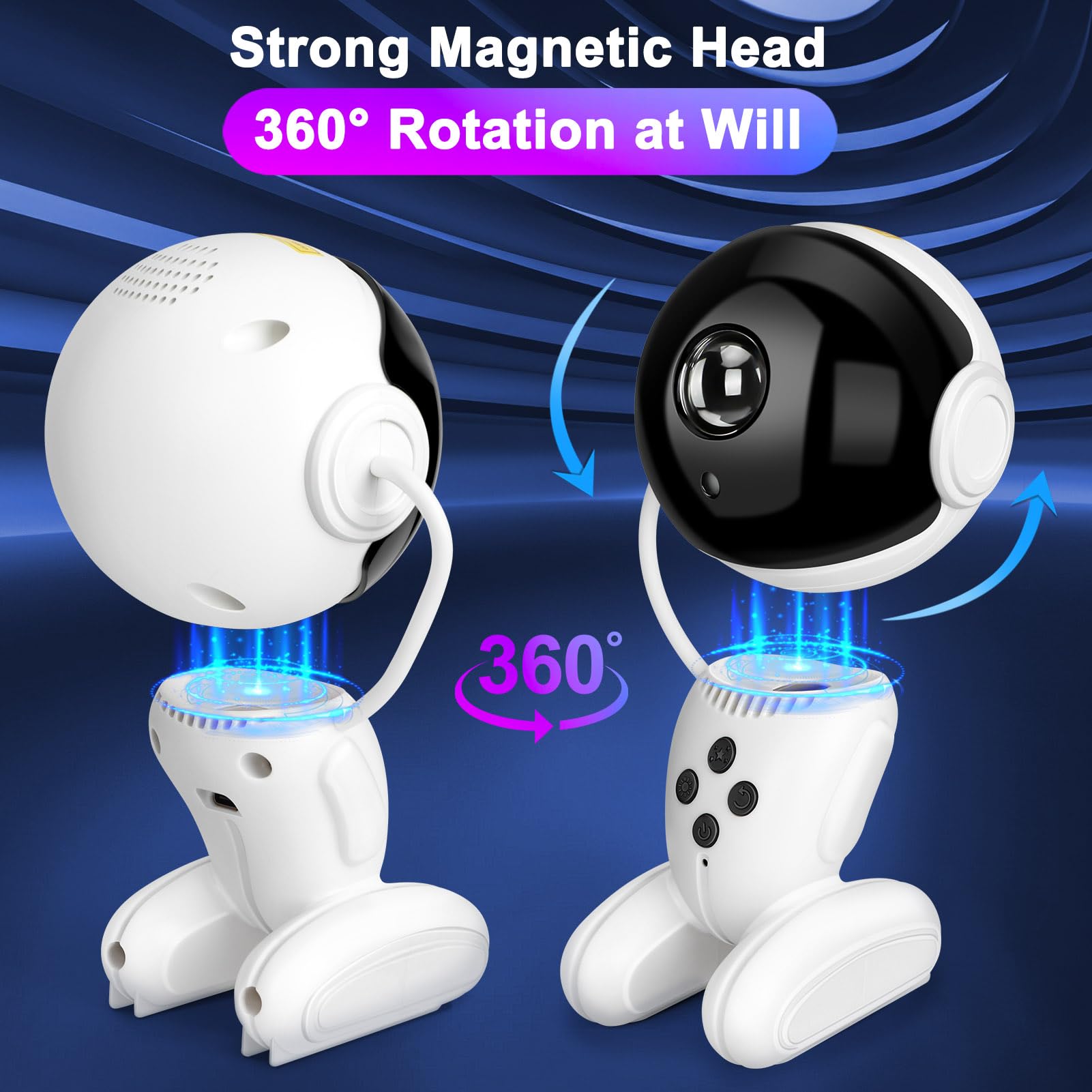 Astronaut Galaxy Night Light, 360  Adjustable Starry Night Light With Timer And Remote Control, USB Powered photo 4