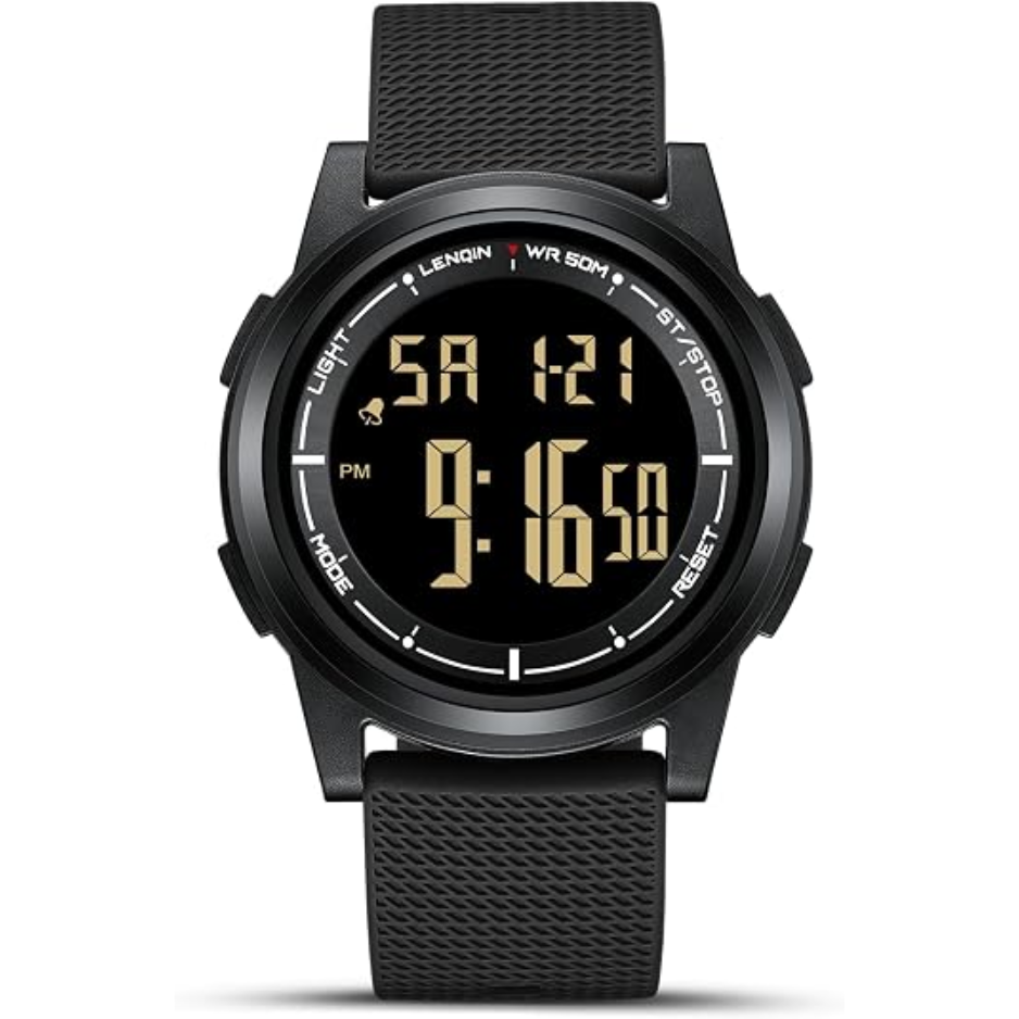 Mens Digital Watch Ultra Thin Sports Waterproof Watches For Men photo 1