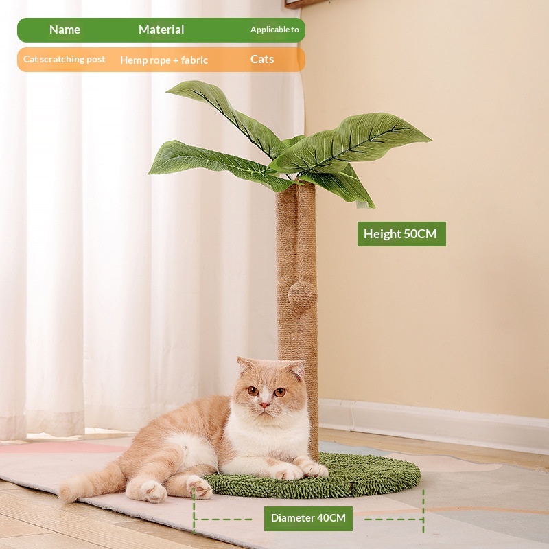 Cat Scratching Post, Cat Climbing Frame, Hemp Rope Cat Scratching Board, Vertical Boredom-Relief Pet Supplies, Cross-Border Hot-Selling Cat Climbing Frame, DIY Materials photo 5