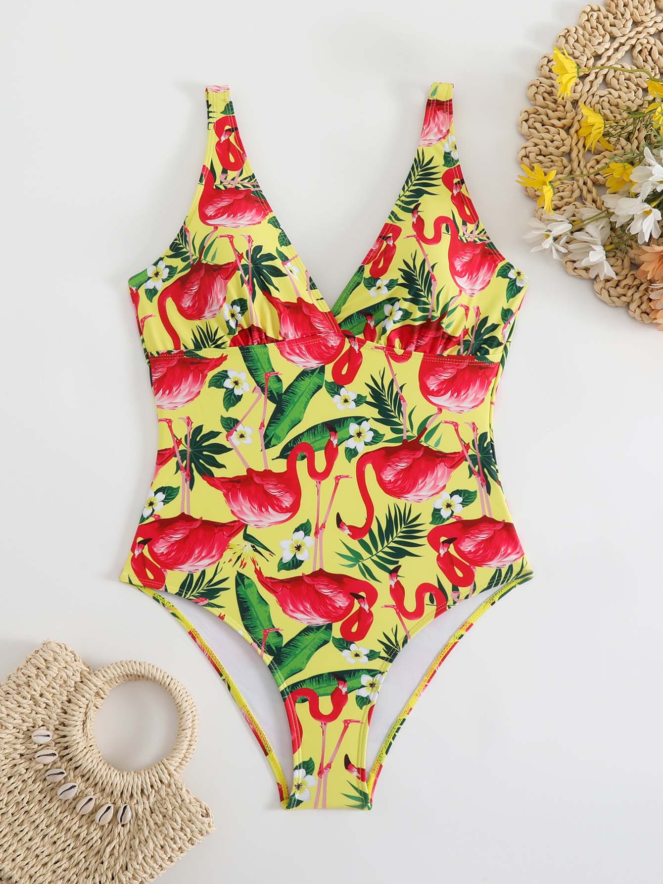 Ladies' Fashionable One-piece Printed Swimsuit photo 7