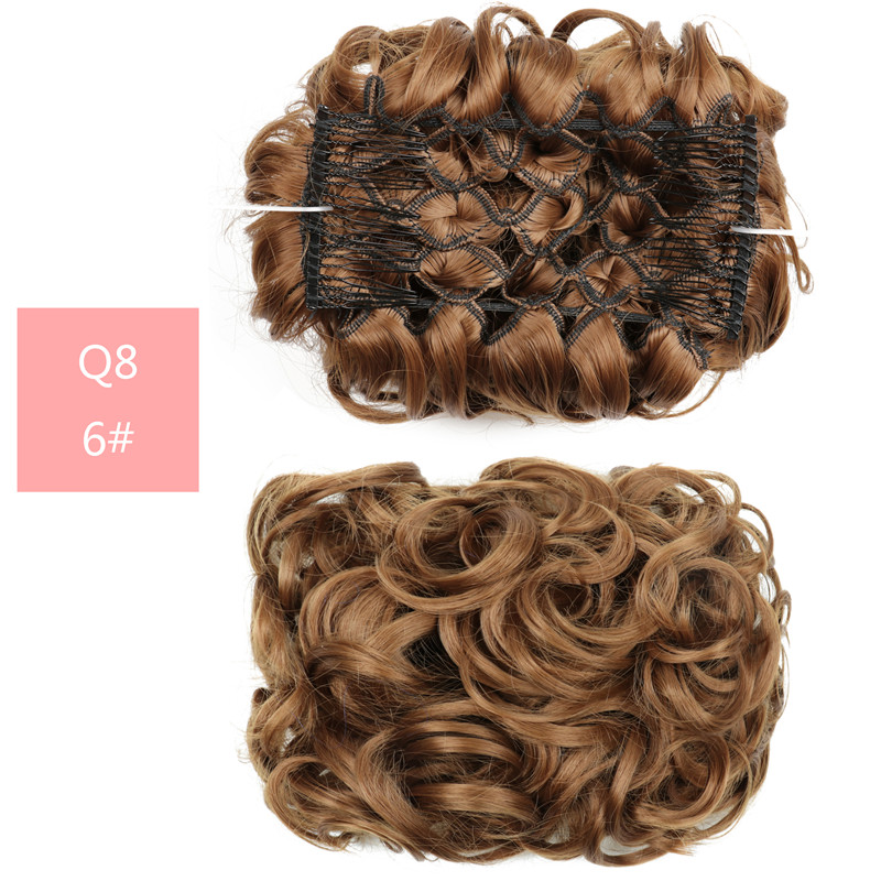 Fluffy Wig High Temperature Wire Pan Head Jewelry Insert Comb photo 4