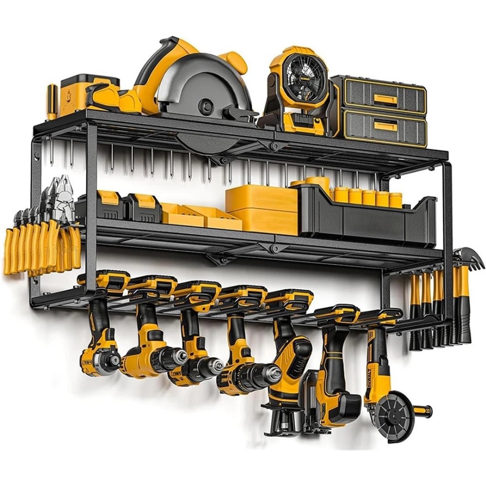 Power Tool Storage Wall Workshop Garage Organiser Drill Hold Impact Driver Rack photo 3