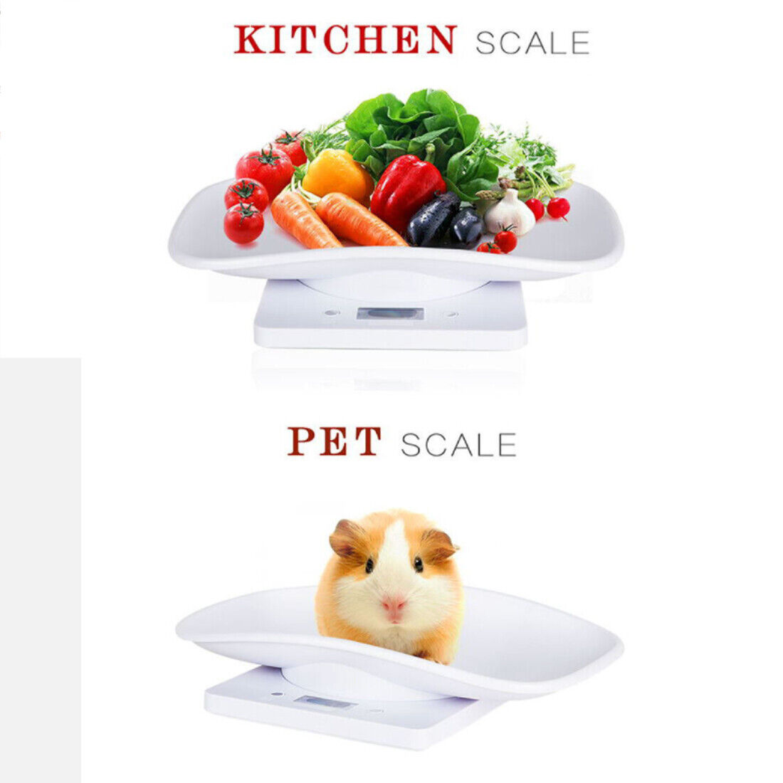 NEW Electronic LCD Digital Cat Puppy Small Pet Weighing Scales Animal Scale 10kg 1g photo 7