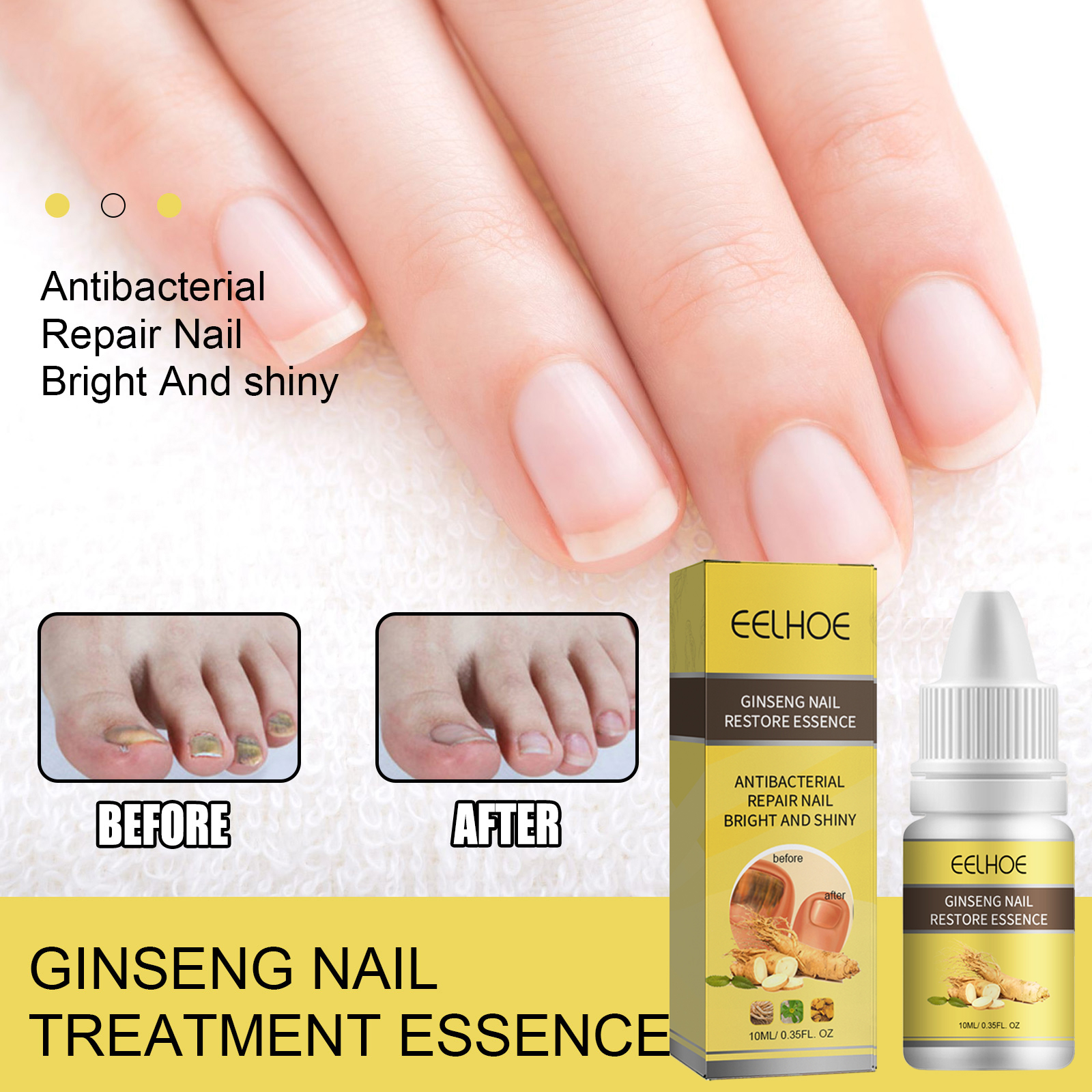 Ginseng Nail Essential Oil 10ml-box photo 5