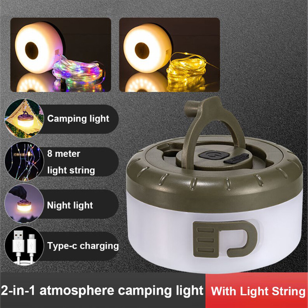 8m Outdoor Waterproof Portable Stowable String Light Camping String Lights AU photo 5