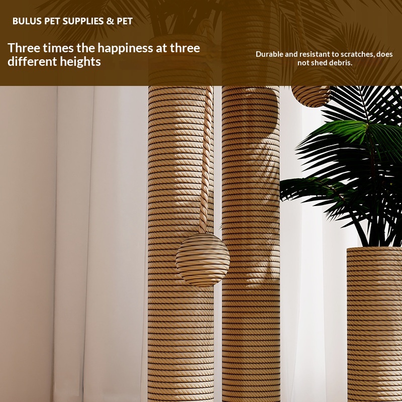 Cat Scratching Post, Cat Climbing Frame, Hemp Rope Cat Scratching Board, Vertical Boredom-Relief Pet Supplies, Cross-Border Hot-Selling Cat Climbing Frame, DIY Materials photo 3