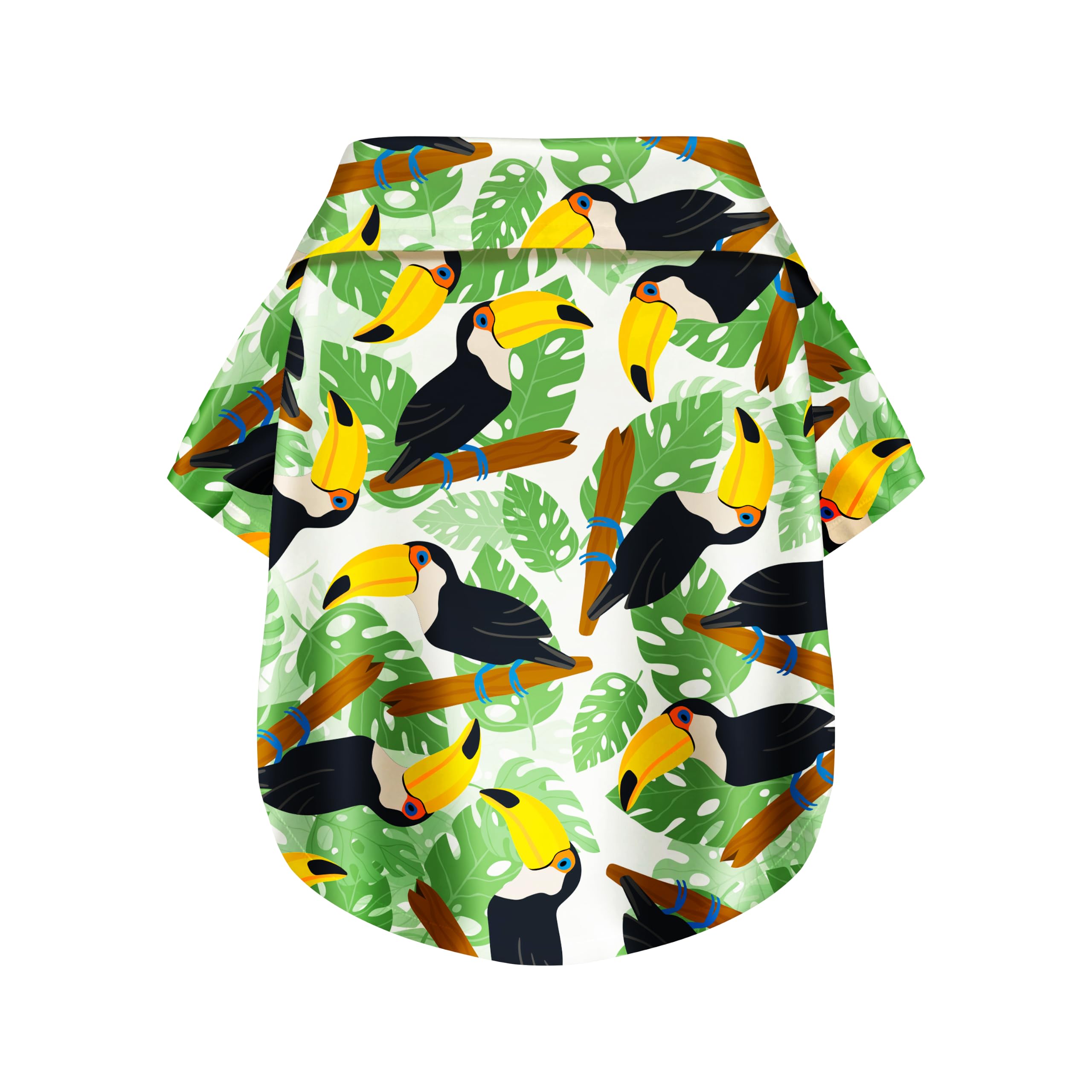 Coconut Tree Hawaii Style Pet Dog T-Shirt, Four-Way Stretch Breathable Light Cool Summer Shirts, Casual Beach Seaside Daily Clothes For Small Size Puppy photo 3
