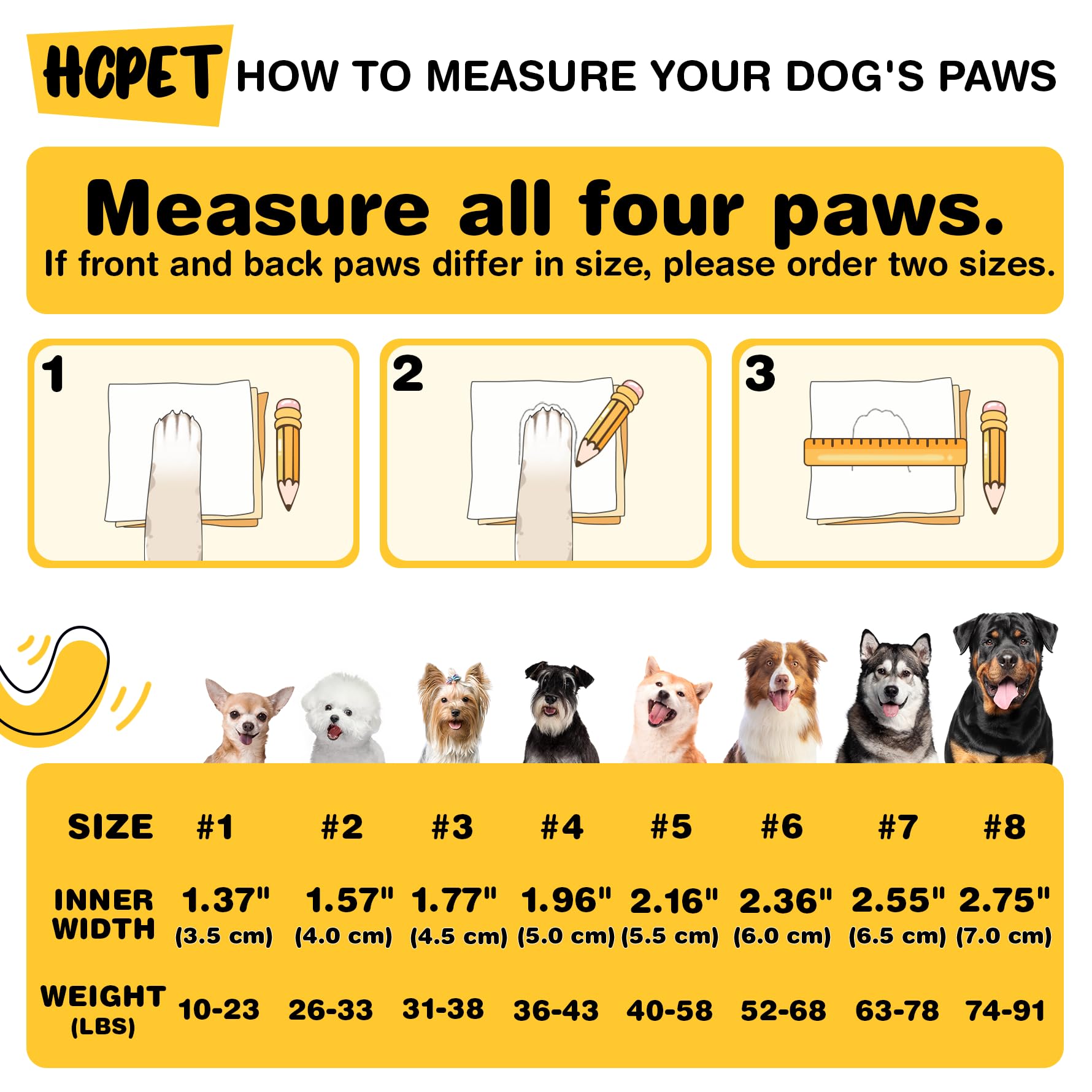 Dog Shoes For Dogs, Dog Booties For Dogs, Anti-Slip Dog Boots & Paw Protectors For Hot Pavement Winter Snow Hiking With Reflective Straps photo 5