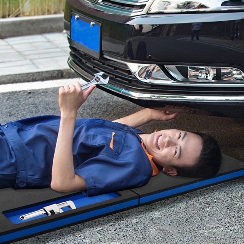 Foldable EVA Utility Mat With Handle Heavy Duty Nonslip Surface Foam Work Mat Z photo 4