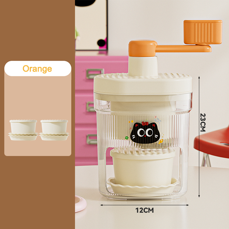 Manual Ice Shaver Crusher Shredding Snow Cone Maker Machine Create Drink Tool photo 7