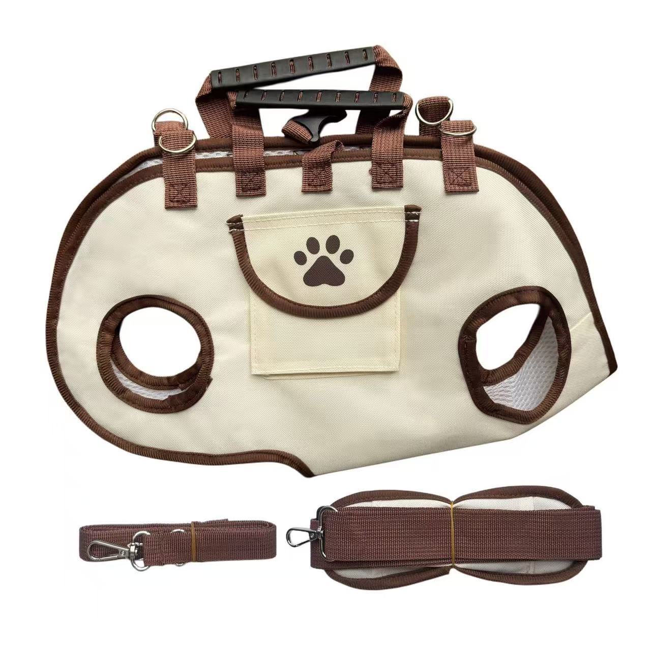 Small Dog Carrier Bag, Hands Free Pet Carrier Purse With Shoulder Strap & Leash Function, Portable Puppy Carrying Tote For Travel, Walking, Shopping And Daily Outings photo 4