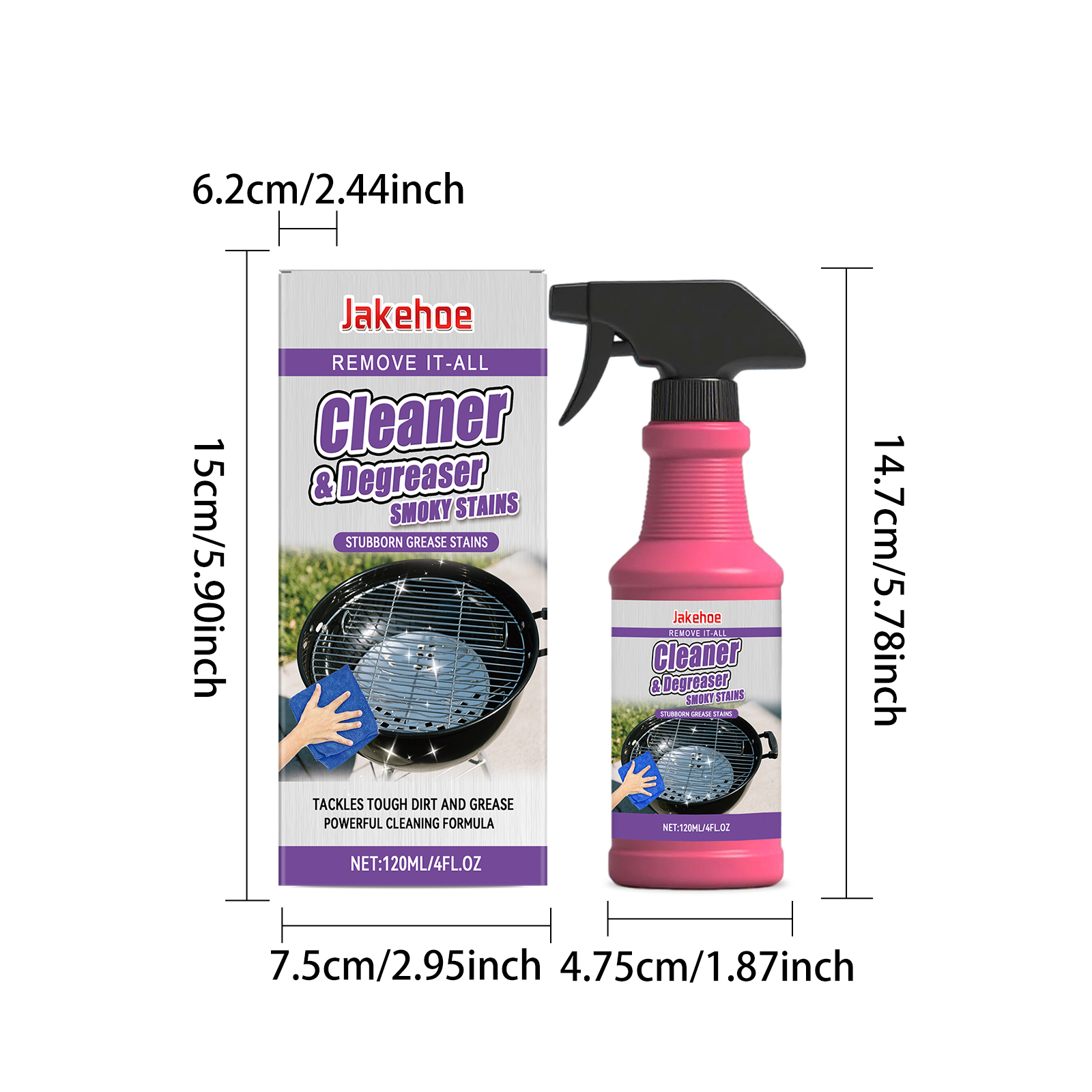 Barbecue Stove Shelf Cleaner 120ml-box photo 6