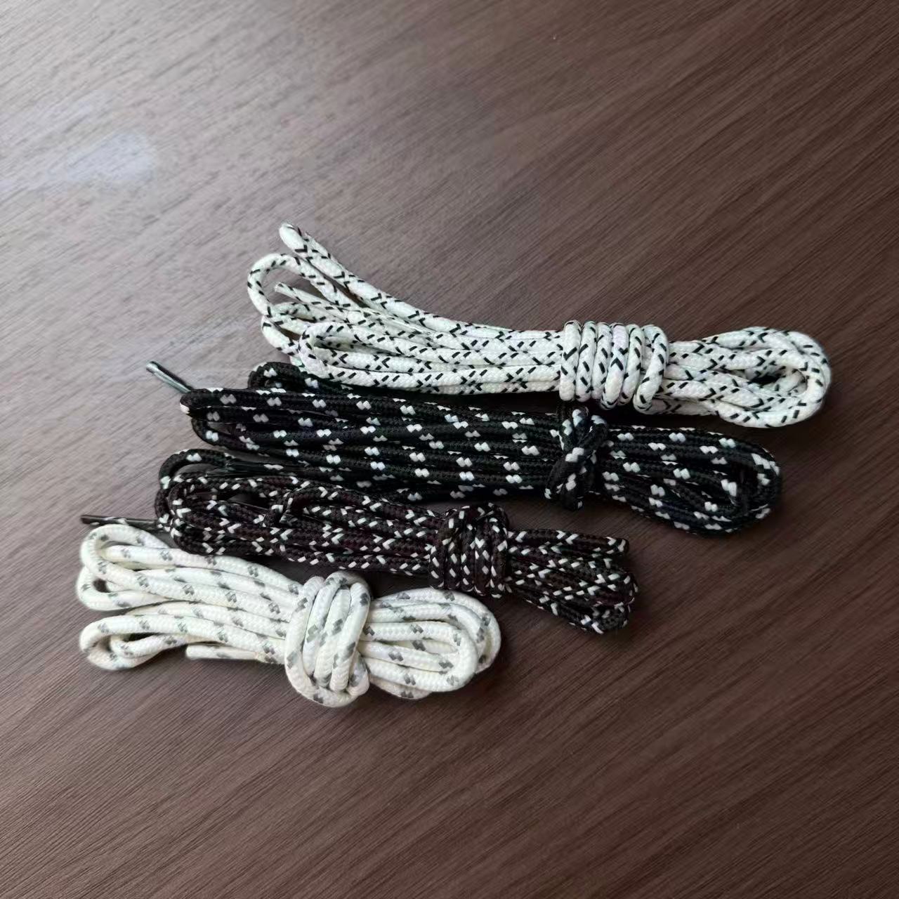 16-Spindle Round Dot-Pattern Braided Shoelaces photo 2