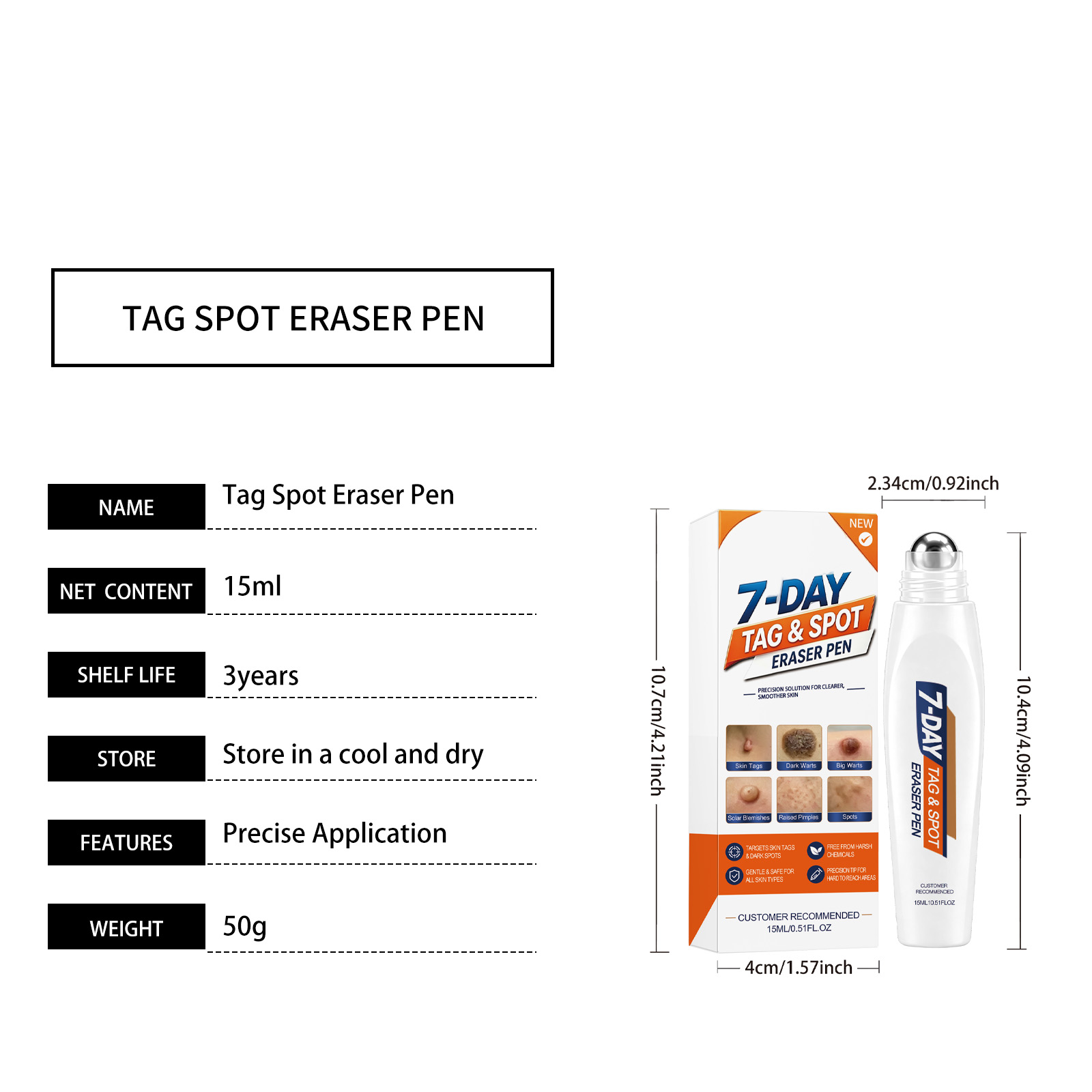 Stain Removal Pen 15ml 1box photo 4