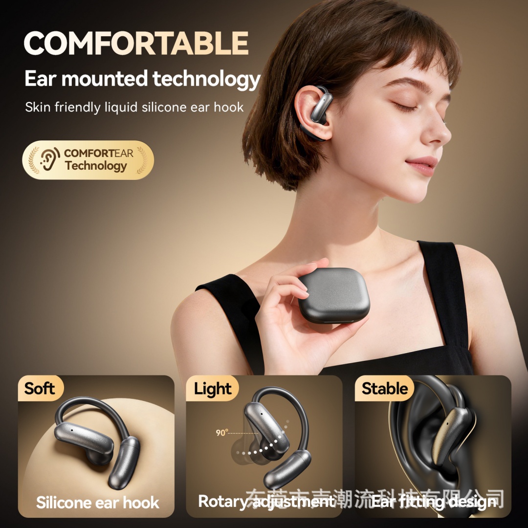 Cross Border Explosion M127 Long Range Hanging Earphone Private Model High Color Value Low Latency Wireless Bluetooth Headphones Wholesale photo 5